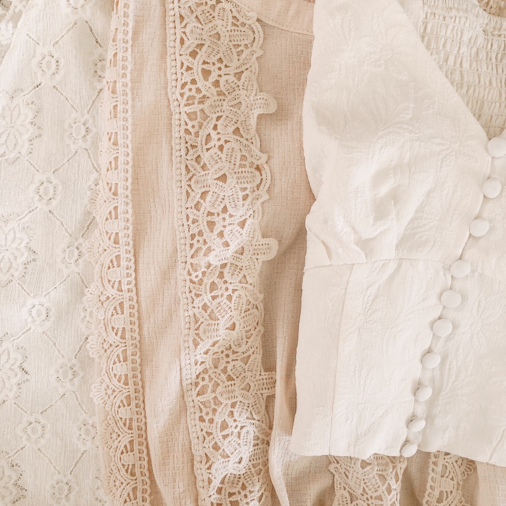 Ivory Cottagecore Blouse Bundle